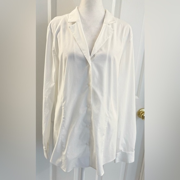 Talbots Size 16 Wrinkle Resistant 100% Cotton Shirt Top Blouse Women Quality - Picture 1 of 8